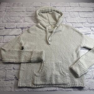 Anthropologie Ruby Moon Cream Hooded Sweater. Size Medium. Minimalism. Neutral.
